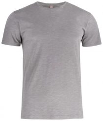 Clique Slub-T Dopasowany T-shirt z bawełny slub. Szare t-shirty męskie CLIQUE, m, bez wzorów, z bawełny, bez kołnierzyka. Za 98.33 zł.