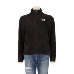 Second life - Damska kurtka z polaru Osito TNF - Stan bardzo dobry. Czarne kurtki damskie The North Face, bez wzorów, z polaru, bez kaptura, trekkingowe. Za 212.96 zł.