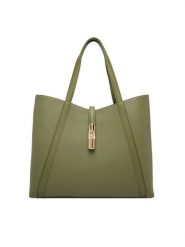 Furla Torebka Goccia L WB01788 BX3353 KH 4555S Zielony. Zielone torebki do ręki damskie Furla, bez wzorów, ze skóry, bez dodatków. Za 1,389.00 zł.