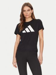 Adidas Koszulka techniczna Run It IL7227 Czarny Regular Fit. Czarne koszulki sportowe damskie Adidas, l, bez wzorów, z syntetyku, bez kołnierzyka, bez ramiączek, do biegania. Za 89.99 zł.