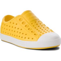 Trampki NATIVE - Jefferson 13100100-7521 Crayon Yellow/Shell White. Trampki i tenisówki dziewczęce marki Native. W wyprzedaży za 129.00 zł.