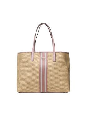 Torebka Guess. Brązowe torebki do ręki damskie Guess, z aplikacjami, klasyczne, bez dodatków. Za 359.99 zł.