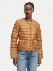 Tommy Hilfiger Kurtka przejściowa WW0WW49660 Brązowy jasny Slim Fit. Brązowe kurtki damskie Tommy Hilfiger, xs, bez wzorów, z syntetyku, bez kaptura. Za 949.99 zł.