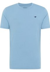 Męski T-Shirt Mustang Style Alex Faded Denim 1018000 5124. T-shirty męskie Mustang, m, bez wzorów, z denimu, bez kołnierzyka. Za 79.99 zł.