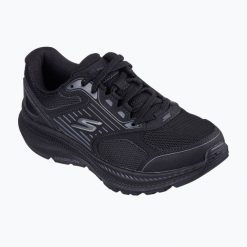 Buty do biegania damskie SKECHERS Go Run Consistent 2.0 Advantage. Czarne obuwie sportowe damskie Skechers, bez wzorów, do biegania. Za 229.99 zł.