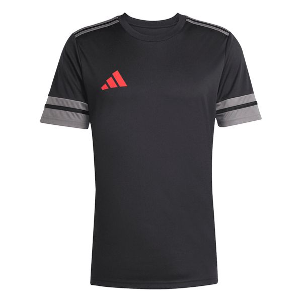 Koszulka męska adidas Squadra 25. Czarne koszulki sportowe męskie Adidas, m, bez wzorów, z poliesteru, bez kołnierzyka, bez ramiączek, do piłki nożnej. Za 79.00 zł.