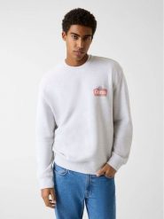 Guess Jeans Bluza M6RQ21 KCPR1 Szary Regular Fit. Szare bluzy męskie Guess Jeans, m, z aplikacjami, z bawełny, bez kaptura. Za 299.00 zł.