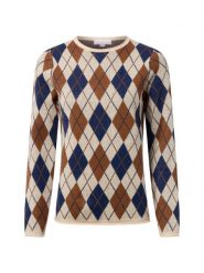 Brookshire Wełniany sweter Kobiety Wełna beżowy|brązowy|niebieski, S. Brązowe swetry damskie brookshire, s, bez wzorów, z dzianiny, eleganckie, bez kołnierzyka, bez ramiączek, bez kaptura. Za 229.95 zł.