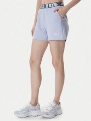 EA7 Emporio Armani Szorty sportowe 7W001153 AF12501 Niebieski Regular Fit. Niebieskie szorty sportowe damskie EA7 Emporio Armani, s, bez wzorów, z syntetyku, sportowe. Za 261.99 zł.