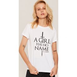 Koszulka Gra o tron - Biały. T-shirty damskie marki House. W wyprzedaży za 19.99 zł.