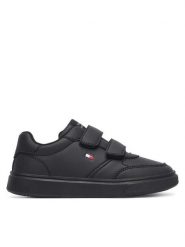 Tommy Hilfiger Sneakersy Low Cut Velcro Sneaker T3X9-35240-1355 M Czarny. Czarne trampki i tenisówki chłopięce Tommy Hilfiger, bez wzorów, ze skóry, bez zapięcia. Za 349.99 zł.