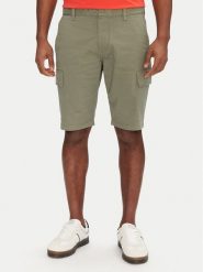 Tommy Jeans Szorty materiałowe Scanton DM0DM21949 Zielony Regular Fit. Zielone szorty męskie Tommy Jeans, m, bez wzorów, z bawełny. Za 209.99 zł.