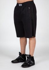 Augustine Stara szkoła Szorty - Czarny. Czarne krótkie spodenki sportowe męskie GORILLA WEAR, l, bez wzorów, z materiału, na fitness i siłownię. Za 209.00 zł.