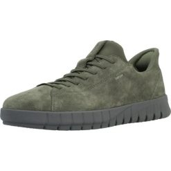 Buty GEOX U65MAA 00022 Zielony. Zielone trekkingi męskie Geox, na fitness i siłownię. Za 432.99 zł.