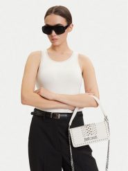 Just Cavalli Torebka 80RA4BP3 ZSD95 Biały. Białe torebki do ręki damskie Just Cavalli, bez wzorów, ze skóry, bez dodatków. Za 749.99 zł.