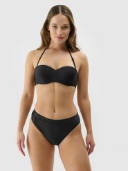 4F Góra od bikini damska - czarna S. Czarne bikini damskie 4f, na lato, s, bez wzorów. W wyprzedaży za 29.99 zł.