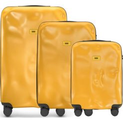 Walizki Icon w zestawie 3 el. matowy żółty. Walizki damskie marki Crash Baggage. Za 2,628.00 zł.