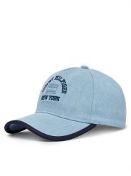 Tommy Hilfiger Czapka z daszkiem Flag SummerrAW0AW18892 Niebieski. Niebieskie czapki i kapelusze damskie Tommy Hilfiger, bez wzorów, z bawełny. Za 229.99 zł.