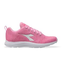 Buty biegowe damskie DIADORA DINAMICA 2 W. Czerwone obuwie sportowe damskie Diadora, bez wzorów, do biegania. Za 79.99 zł.