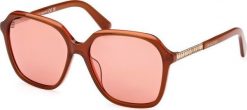 Swarovski Damskie okulary przeciwsłoneczne SWAROVSKI WOMEN SK0390-5642J (Szkło/Zausznik/Mostek) 56/15/140 mm) NoSize. Okulary przeciwsłoneczne damskie swarovski. Za 285.47 zł.