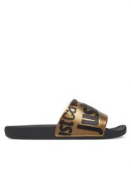 Just Cavalli Klapki 78RA3SZ1 ZS785 Czarny. Czarne klapki damskie Just Cavalli, bez wzorów, z tworzywa sztucznego, bez obcasa. Za 199.99 zł.