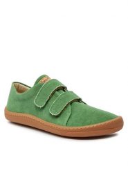 Froddo Sneakersy Barefoot Vegan G3130248-1 DD Zielony. Zielone buty sportowe dziewczęce Froddo, bez wzorów, z materiału, bez zapięcia. Za 319.99 zł.