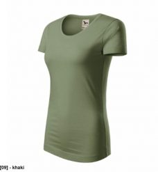 MALFINI - ADLER - - Koszulka damska, Certified by Intertek GOTS-14289, g/m, % bawełna organiczna khaki M. Brązowe t-shirty damskie Malfini, m, bez wzorów, z bawełny, bez kołnierzyka. Za 34.15 zł.