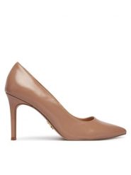 Steve Madden Szpilki Secured SM11004877 Beżowy. Brązowe szpilki damskie Steve Madden, bez wzorów, ze skóry, bez obcasa, bez zapięcia. Za 519.99 zł.