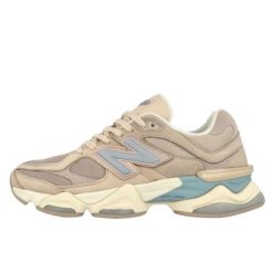 Buty do chodzenia dla dorosłych New Balance 9060 Ivory Cream. Brązowe obuwie sportowe damskie New Balance, bez wzorów, z gumy, trekkingowe. Za 2,496.94 zł.