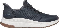 Skechers Buty męskie Skechers Bobs Squad 4 Direct Step czarne 118424 BLK 46. Czarne buty sportowe męskie Skechers, bez zapięcia. Za 397.09 zł.