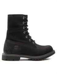 Timberland Trapery Authentic Teddy Fleece W TB08149A001 Czarny. Czarne śniegowce i trapery damskie Timberland, ze skóry. Za 629.99 zł.