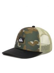 Quiksilver Czapka z daszkiem Emu Coop AQYHA05354 Zielony. Zielone rękawiczki męskie Quiksilver, bez wzorów, z materiału. Za 119.99 zł.