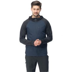 Męska Bluza Z Kapturem Jorse. Czarne bluzy męskie Hi-tec, l, bez wzorów, z elastanu, z kapturem. Za 245.99 zł.