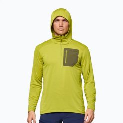 Bluza trekkingowa męska NORRONA Falketind Warm1 Hood. Zielone bluzy męskie NORRONA, m, bez wzorów, z materiału, bez kaptura. Za 629.99 zł.