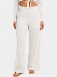 Spodnie Damskie O'Neill O'Riginals Wide Leg. Brązowe spodnie materiałowe damskie O'Neill, l, bez wzorów, z elastanu, z podwyższonym stanem. Za 369.00 zł.