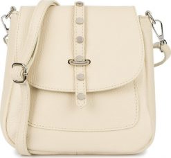 Vera Pelle Skórzana listonoszka damska z klapką Vera Pelle ecru X45. Torby i plecaki dziecięce Vera Pelle. Za 119.00 zł.