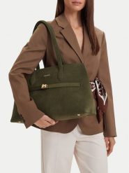 GINO ROSSI Torebka EO-LA224-19456 Khaki. Brązowe torebki do ręki damskie Gino Rossi, bez wzorów, ze skóry, bez dodatków. Za 559.99 zł.