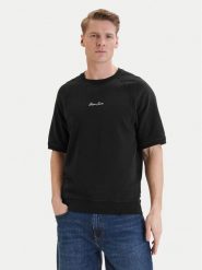 Guess Jeans Bluza M6GQB2 KCPR1 Czarny Oversize. Czarne bluzy męskie Guess Jeans, m, z aplikacjami, z bawełny, bez kaptura. Za 299.99 zł.