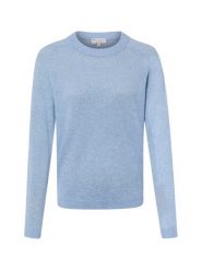 Marie Lund bluzka z czystego kaszmiru Kobiety Kaszmir (100%) niebieski, XXL. Niebieskie bluzki damskie Marie Lund, xxl, bez wzorów, z kaszmiru, bez kołnierzyka, bez ramiączek. Za 649.95 zł.