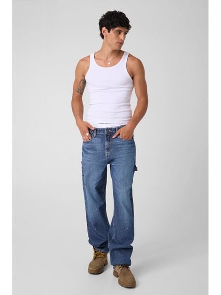 Guess Jeans Jeansy M6YAB3 D2255 Niebieski Relaxed Fit. Niebieskie jeansy męskie Guess Jeans. Za 541.99 zł.