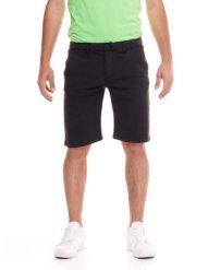 Minimalistyczne, męskie spodenki typu chino. Czarne krótkie spodenki sportowe męskie LEONE 1947 APPAREL, l, bez wzorów, z bawełny, na fitness i siłownię. Za 63.11 zł.