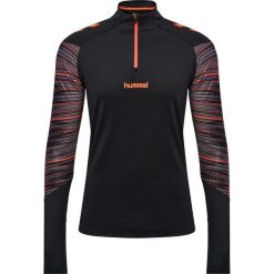Bluza dresowa 1/2 zip Hummel Blaze Pro. Brązowe swetry damskie Hummel, na zimę, bez wzorów, z dresówki, bez kołnierzyka, bez ramiączek, bez kaptura. W wyprzedaży za 192.70 zł.