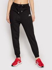 Alpha Industries Spodnie dresowe Basic 116051 Czarny Regular Fit. Czarne spodnie dresowe damskie Alpha Industries, s, bez wzorów, z bawełny. Za 209.99 zł.