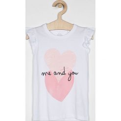 Name it - Top dziecięcy 122-164 cm. Brązowe t-shirty i topy dla dziewczynek Name it, bez wzorów, z bawełny, bez ramiączek. W wyprzedaży za 24.90 zł.