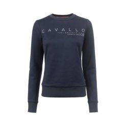 Sweter damski Cavallo Cavalruth. Czarne swetry damskie CAVALLO, na zimę, bez wzorów, bez kołnierzyka, bez ramiączek, bez kaptura. Za 218.50 zł.