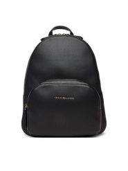 Tommy Hilfiger Plecak Th Logo Backpack AW0AW18118 Czarny. Czarne plecaki damskie Tommy Hilfiger, bez wzorów, ze skóry. Za 649.99 zł.