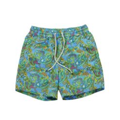 Męskie jasnoniebieskie kąpielówki. Niebieskie kąpielówki męskie Ralph Lauren, l, bez wzorów. Za 183.14 zł.