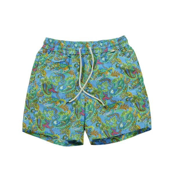 Męskie jasnoniebieskie kąpielówki. Niebieskie kąpielówki męskie Ralph Lauren, l, bez wzorów. Za 183.14 zł.