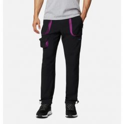 Spodnie Columbia Powder Keg Stretch Cargo. Czarne spodnie materiałowe męskie Columbia, bez wzorów, z elastanu, retro. Za 430.00 zł.