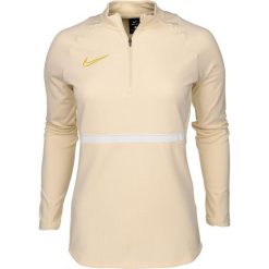 Bluza sportowa damska Nike NK Df Academy 21 Drill Top. Brązowe bluzy sportowe damskie Nike, xl, bez wzorów, bez kaptura. Za 217.17 zł.
